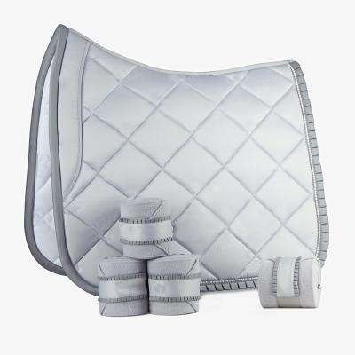 China High Wither Design Dressage Cotton Horse Saddle Pad Competition Hors Saddle Pads Elegant Equestrian Fast Witness for sale