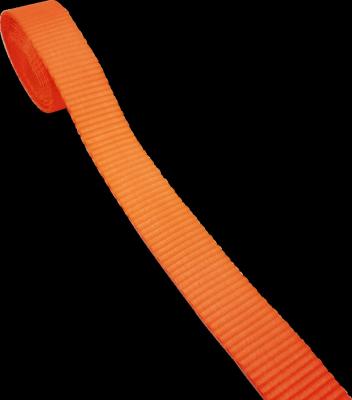 China High Tension Webbing Sling VINEET 1.5 INCH 40mm 56 Gram High Tenacity 3t Orange 100% Flat Polyester Belt Lifting Webbing For Sling for sale