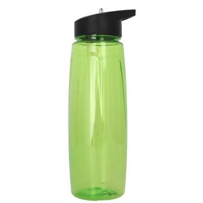 China New Viable Leak-proof Outdoor Sports Travel Transparent Fruit Juice Bottle Portable Square Frosted Camping Plastic Water Bottle for sale