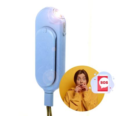 China 2021 New Arrival Light Duty Personal Security Pull String Panic Alarm With Light With Light For Women for sale