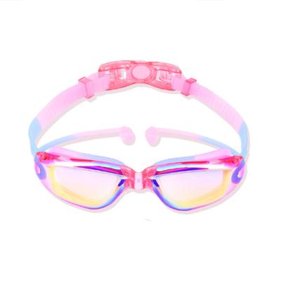 China Novelty Waterproof Kids Swimming Goggles 400 UV Anti Fog No Leak for sale