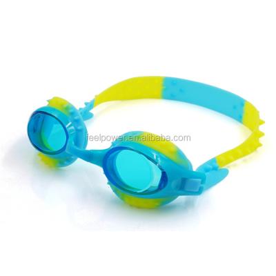 China Wholesale Swimming Goggles Design Sea Monster PC Lenses Special Silicone Waterproof for sale