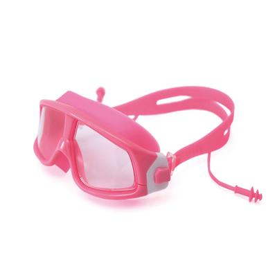 China Waterproof Anti Fog Pink Girls Swimming Goggles For Kids for sale