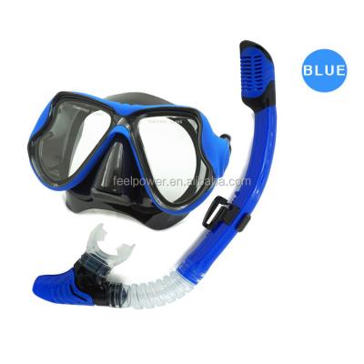 China China Supply Waterproof Tempered Glass Scuba Diving Mask Snorkel Frameless Wholesale for sale