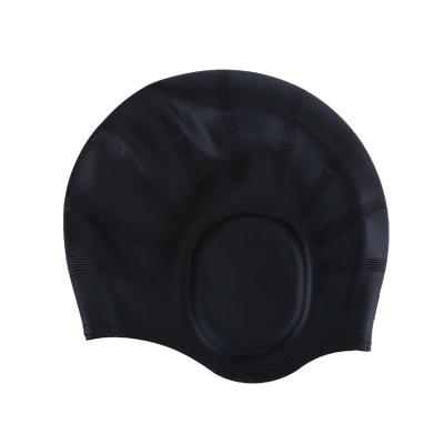 China Custom Amazon Breathplay Silicone Hearing Protection Waterproof Swim Hat Swimming Cap for sale