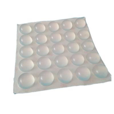 China Anti Slip 18 X 10 Mm Rounded Silicone Rubber Self Adhesive Bumper Pads Anti Slip Bumpons for sale