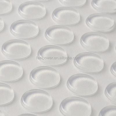 China Shockproof Clear Adhesive Rubber Bumpers, Protective Table Feet Pads for sale