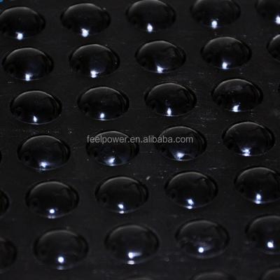 China Anti Slip Silicone Rubber Black Adhesive Round Bumpers Pads Non Slip Bumpons for sale