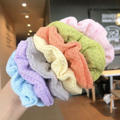 China Large Wool Stretch HP-098 Top Hair Scrunchies Small Cute Cute Environmentally Friendly Thick Stylish Environmentally Friendly Hair Tie For Hair for sale