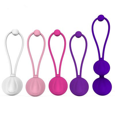 China Personal Hygiene Kegel Exerciser Kegel Balls Kegel Exercise Device Kegel Treatment Shrink Ball Vaginal Female Silicone Adult Sex Toys for sale