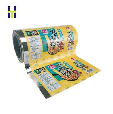 China Custom Printed Instant Noodle Moisture Proof Plastic Packaging Film for sale