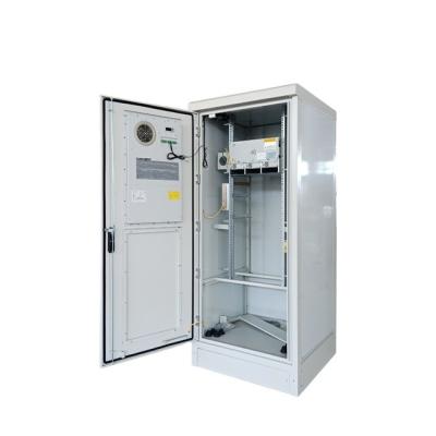 China Galvanized sheet sandwich layer communication cabinet 5g power supply cabinet outdoor integrated waterproof equipment cabinet for sale