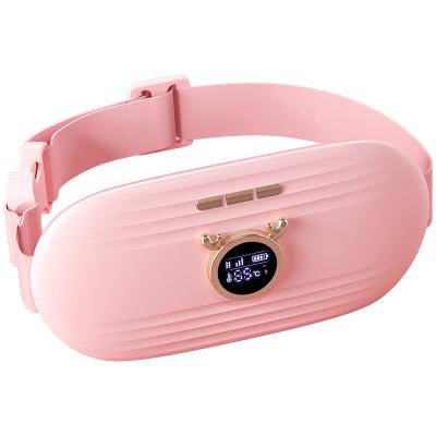 China Polyester & Vibrating Menstrual Abdominal Belt Massage Waist Warmer Stomach Refill Nylon Stomach Massager Hot Heat Belt Compress Belt for sale