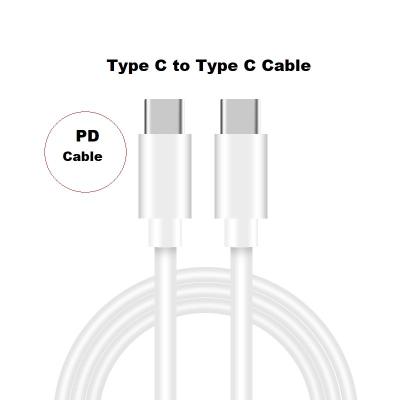 China MP3/MP4 Player 60W 3A Type C Cable USB Type-C to Type-C PD Fast Charging USB Cable for Macbook Tablet PC and Phone for sale