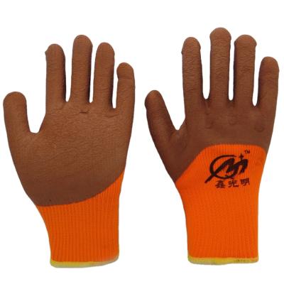 China Factory Direct Sales Site Safety Protective Glove Non-slip Latex Mechanic Glove Non-slip Wear Resistant Operation Nylon Work Glove for sale