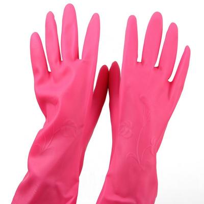 China Ordinary work gloves 2022 wholesale popular kitchen dishwashing gloves kitchen cleaning gloves and towel set for sale