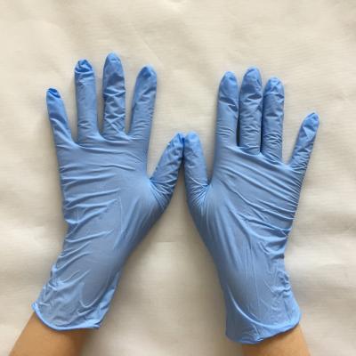 China Factory direct blue household gloves nitrile rubber nitrile rubber gloves kids nitrile gloves kitchen oil proof for sale