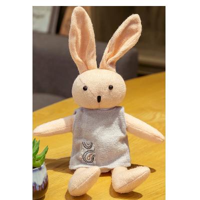 China Plush 36cm Bunny Knitted Stuffed Animal Toys Easter Gifts For Kids Easter Decoration for sale