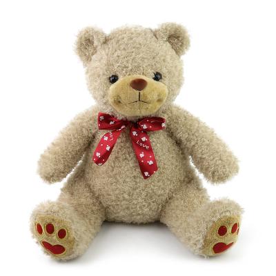 China Soft Plush OEM Custom Stuffed Teddy Bear Plush Toy With Bow Factory Wholesale Company Mascot for sale