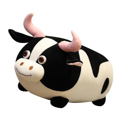 China Animal Plush Toy Cow Plush Animal Home Sofa Bed Decor Dropshipping Hot Selling Pillow Amazon Simulation Stuffed Animals for sale