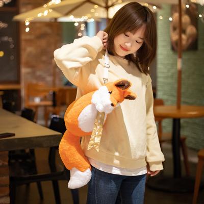 China Hot Selling Amazon Plush Cute Cartoon Fox Fox Toddler Animal Backpack Toddler School Bag For Kids Babies Boys for sale