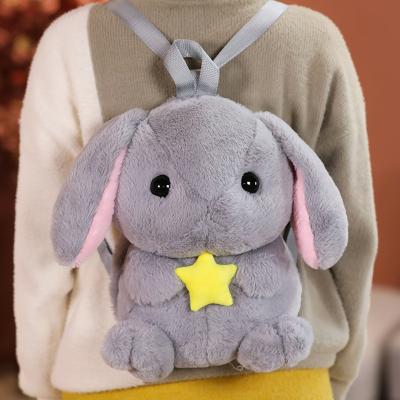 China 38cm Bunny Rabbit Hamster Plush Large Stuffed Lop Rabbit Doll Backpack Best Gift for sale