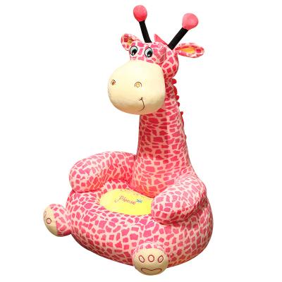 China 2022 New Plush Animal Shaped Sofa Ride On Giraffe Plush Animal Chair Home Decor for sale