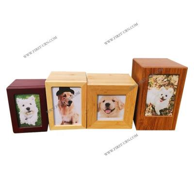 China China Original Wooden Pet Urns Stored Pet Urns Cremation Pet Picture Frame Urns for sale