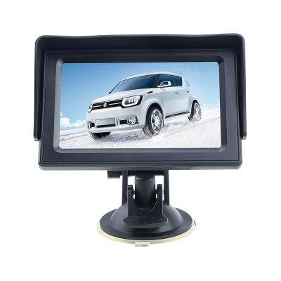 China 4.3 inch car lcd reverse monitor with sunshield and 4.3 inch digital screen for sale