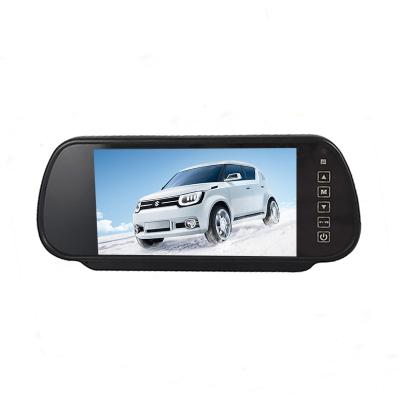 China 7 Inch 16:9 TFT LCD Car Rearview Monitor Widescreen Mirror With Touch Button BTM-7000 for sale