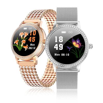 China Touch Screen Ready To Ship High Quality Smart Blood Oxygen Gold Midong20 Wristband Watch Monitoting Smartwatch For Female Lady for sale