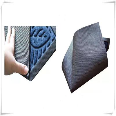 China Stain Resistant Front Door Entry Doorway Welcome House Home Outlet Floor Rubber Foot Mats for sale