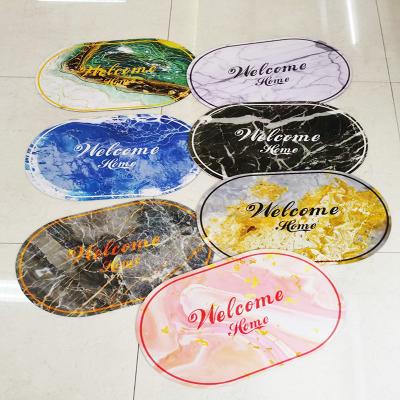 China Door Mat To Hotel Entrance Custom Designable Washable Non-slip Super Absorbent Diatom Mat for sale