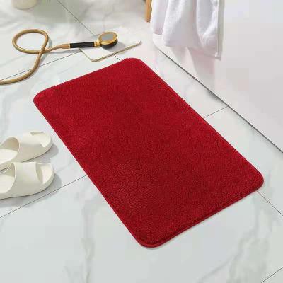 China New Solid Color Durable Goods Mat Supplier Customized High Quality Rectangular Anti-Slip Latex Door Mat for sale