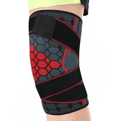 China Adjustable Elasticity Knee Compression Sleeve Volleyball Knee Brace Patella Roll Breathable Hot Selling Adjustable Knee Brace for sale