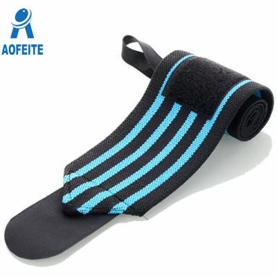 China Adjustable Elasticity Breathable Customized Logo Accept Weightlifting Training Wrist Brace Support Nylon Wrist Brace for sale