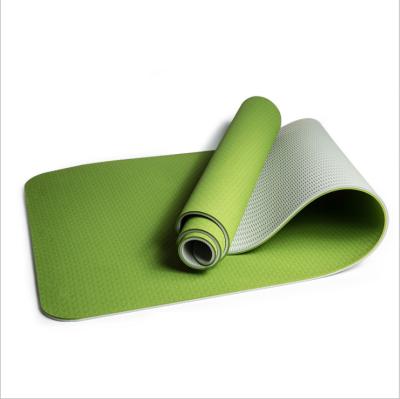 China Factory Price Eco Friendly Durable Eco Fitness Sports Elastic Home Exercise Yoga Anti Slip Rubber Mats for sale