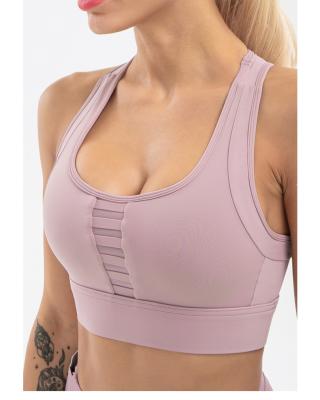 China Breathable Wholesale Active Wear Ladies Gym Clothing Full Coverage Yoga Top Yoga Top Sports Bra for sale