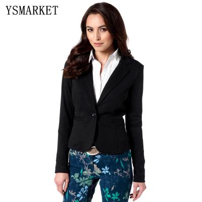 China Fashion Breathable Women Slim Small Slim Causal Suit Lapels Office / Blazer Jacket Coat Tops for sale