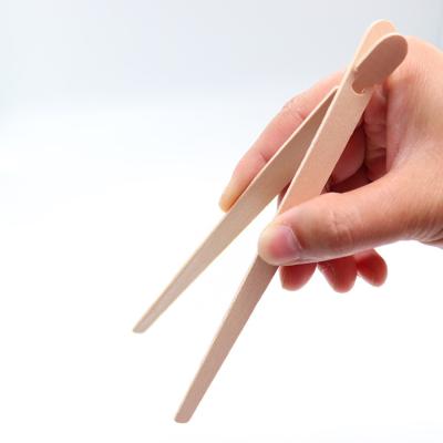 China Newell Japanese Style Auxiliary Snack Stick Disposable Kids Learning Baby Practicing Flat Wooden Chopsticks For Beginner for sale