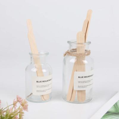 China Sustainable High Quality Bamboo Wood Jumbo Craft Popsicle Stickssend Production Line Newell Ice Cream Sticks For Ice Cream for sale