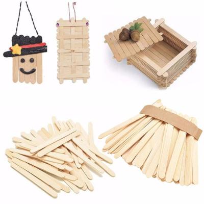 China Newell Holders In Logo Biodegradable High Quality Sustainable Wood Popsicle Stick Natural Wooden Small Ice Cream Stick With Package for sale