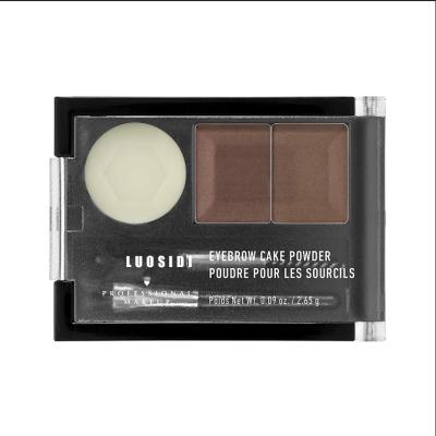 China High Quality Waterproof Wholesale Private Label Brow Powder Eyebrow Makeup 2 Color Waterproof Eyebrow Powder Palette for sale