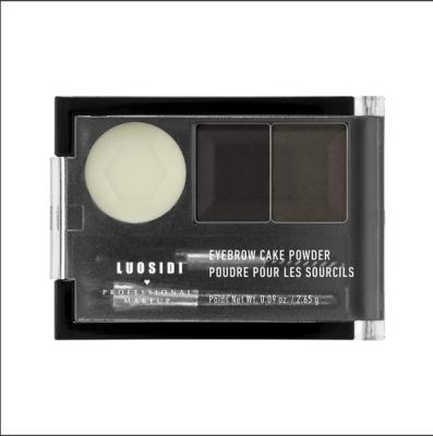 China Hot Sale Brown Black Brow Palette Private Label Waterproof Makeup Waterproof Eyebrow Powder for sale