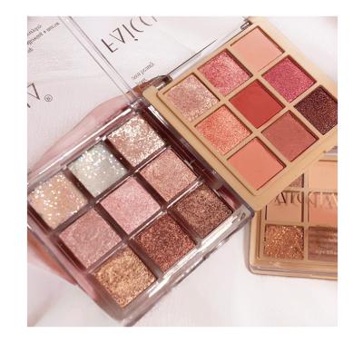 China High Pigment 9 Colors Waterproof Eyeshadow Palette Wholesale Waterproof Private Label for sale