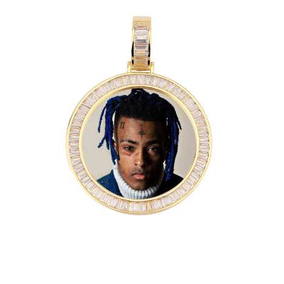 China 2019 New Design Brass Hip Hop Photos Custom Pendant Iced Out Picture Pendant for sale