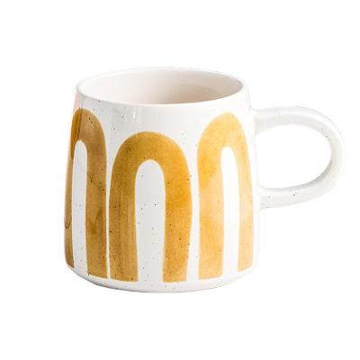 China Sustainable Nordic Ceramic Mug Water Mug INS Style Personality Ceramic Coffee Mug for sale