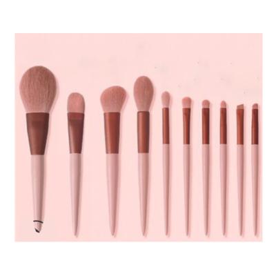 China Angular Blush Made in China Top Quality Rose Styles Luxury Makeup Multiple Brush Set for sale