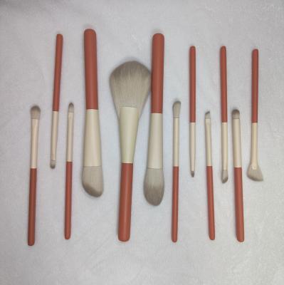 China Angular Blush Suppliers Chinese Private Label High Quality Makeup Brush Set With Bag for sale