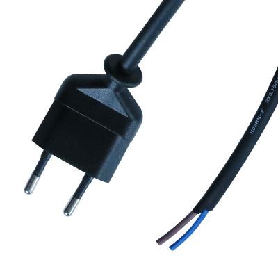 China EAC Approval Eu Industrial Mains Cord 2 Driver Power Connector Plug 125V 2.5A Electrical Cable Wire Power Cord for sale